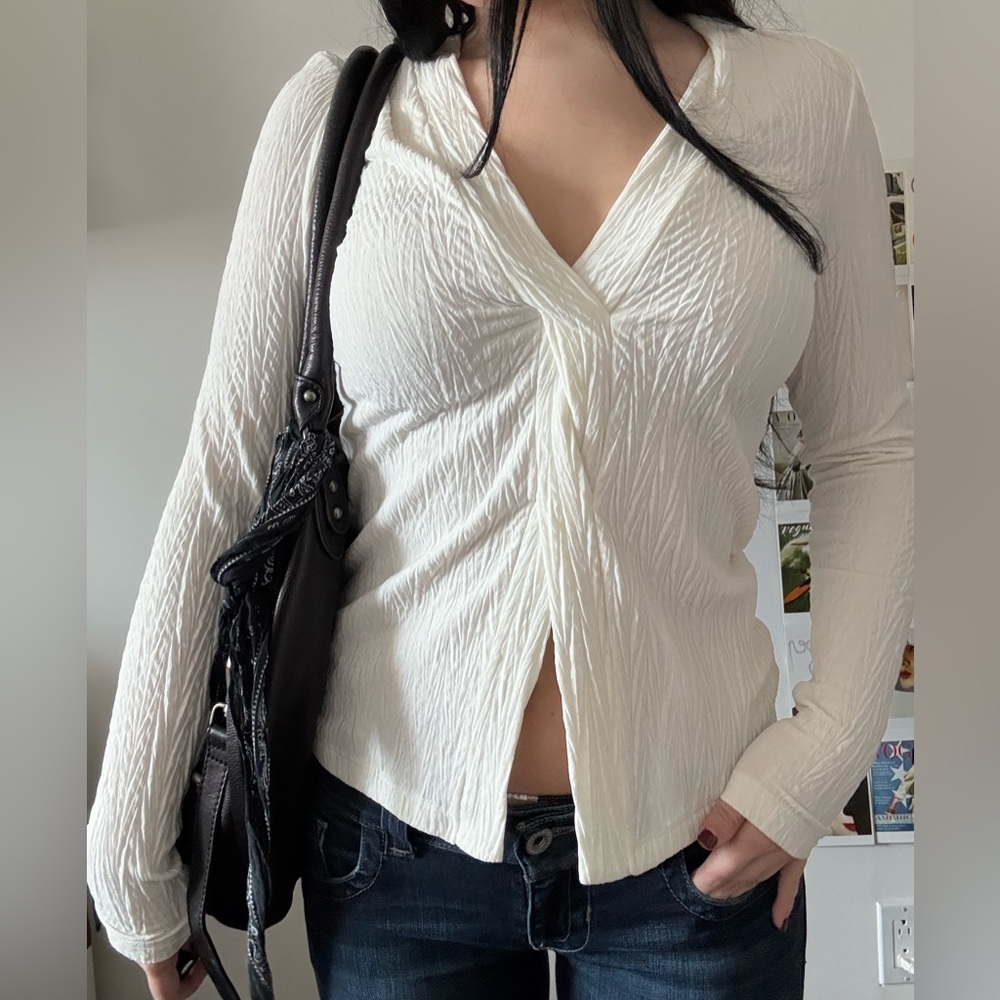 [SOLD] Dynamite White Long Sleeve Top